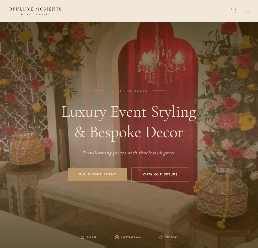 Opuluxe Moments screenshot