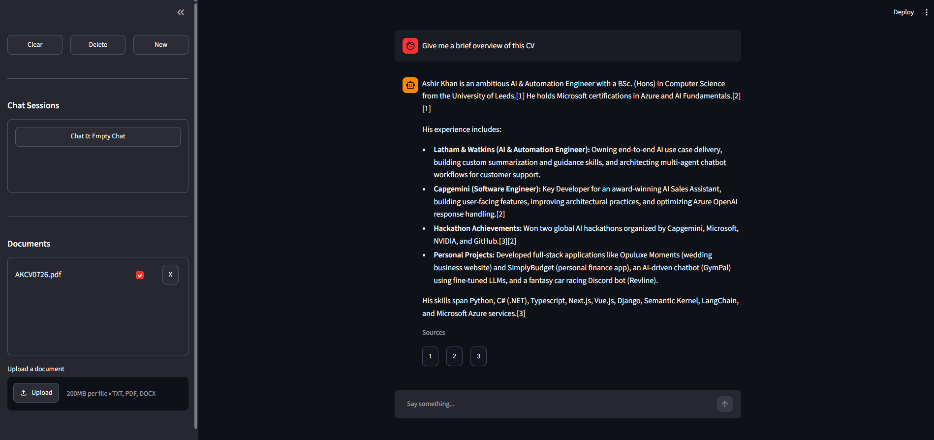 QnA Assistant screenshot 1
